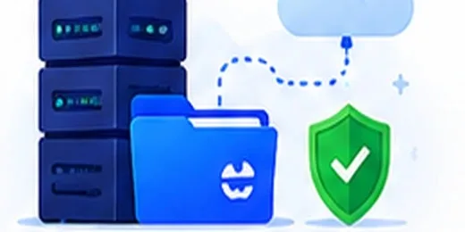 FTP FileZilla transfer illustration