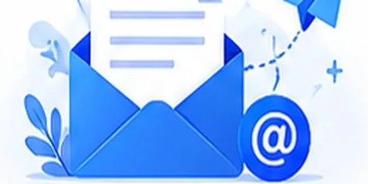 Email file transfer illustration